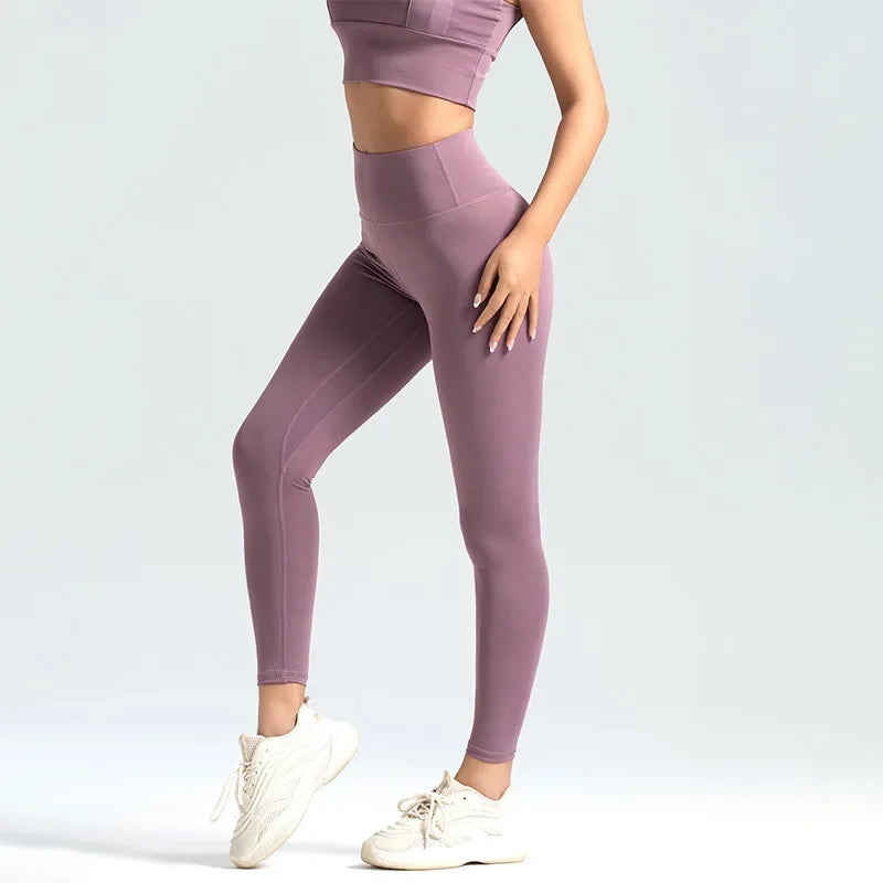 High Waist Breathable Yoga Leggings For Women Fitness Running