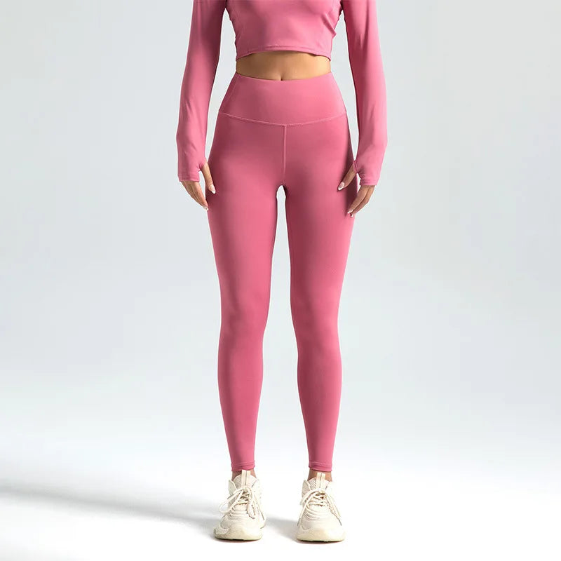 Y2K Seamless Gym Leggings S 3Xl High Waist Booty