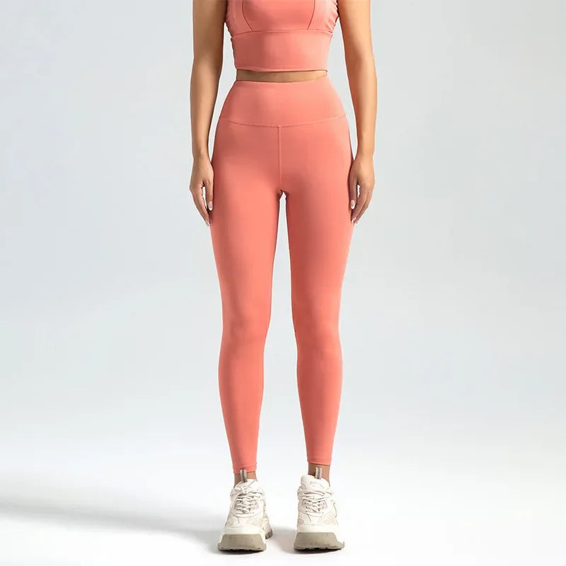 High Waist Breathable Yoga Leggings For Women Fitness Running