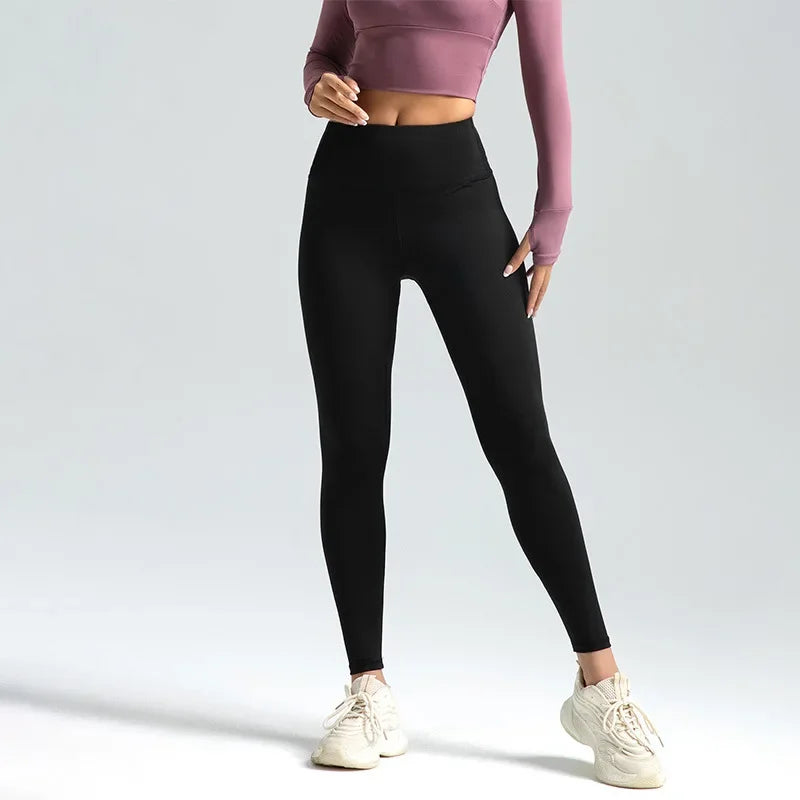 High Waist Breathable Yoga Leggings For Women Fitness Running