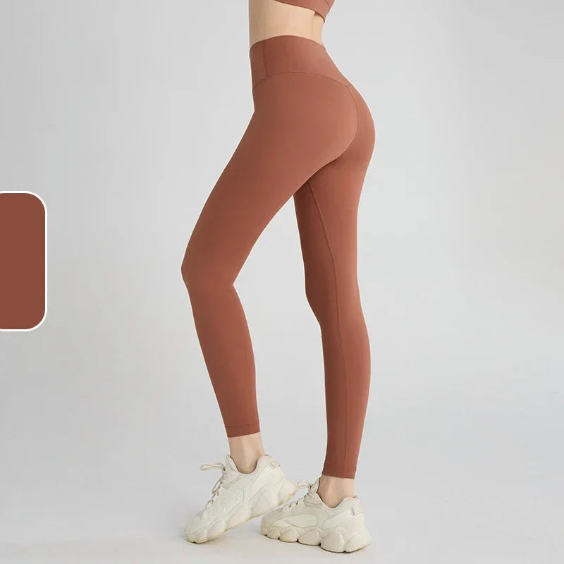 High Waist Naked Feeling Leggings Women Fitness Running Yoga