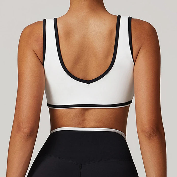Hearuisavy Casual Yoga Top Running Underwear Breathable Workout Brassiere