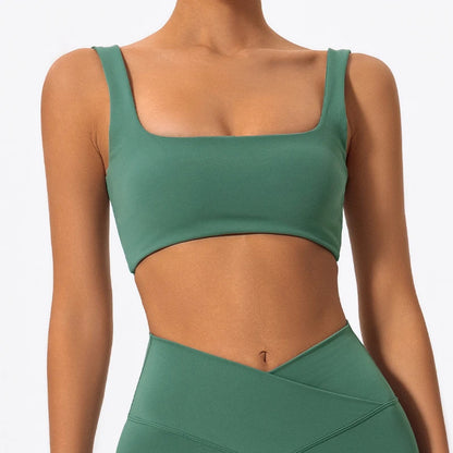 Hearuisavy High Quality Sports Bra Push Up Impact Gym