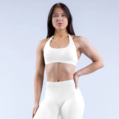 Hot High Impact Halter Top Womens Sports Bra Push