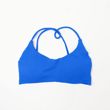 Dynamic Twist Back Bra High Support Sports Top Women