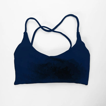 Dynamic Twist Back Bra High Support Sports Top Women