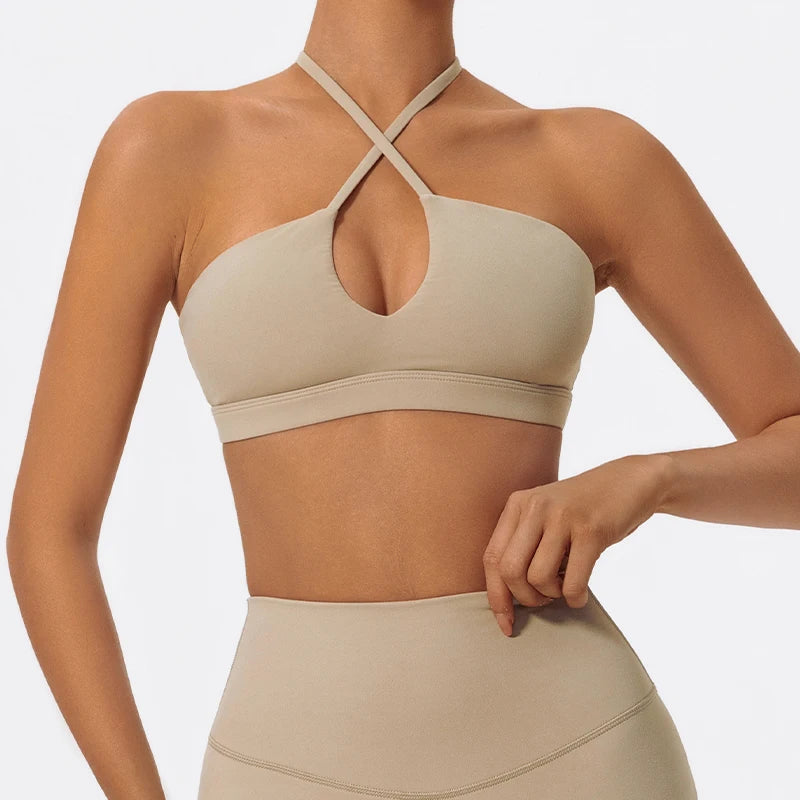 Hearuisav Ultra Soft Fabrics Casual Sports Bra Push Up