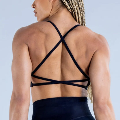 Dynamic Backless Sports Bra High Impact Fitness Underwear Back