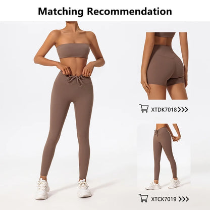 Hearuisavy Casual Sports Bra Gym Wrapped Chest Underwear Women
