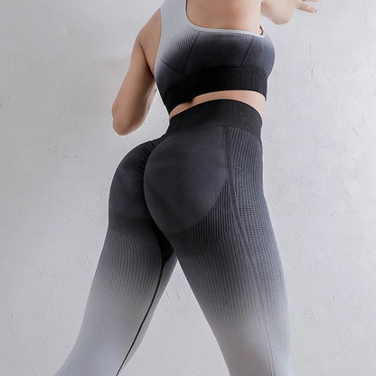 Fitness Women Sport Seamless Leggings High Waist Elastic Yoga