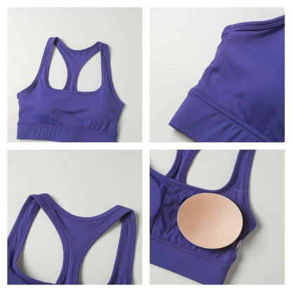 Hearuisavy Casual Yoga Vest Gym Top Female Fitness Quick
