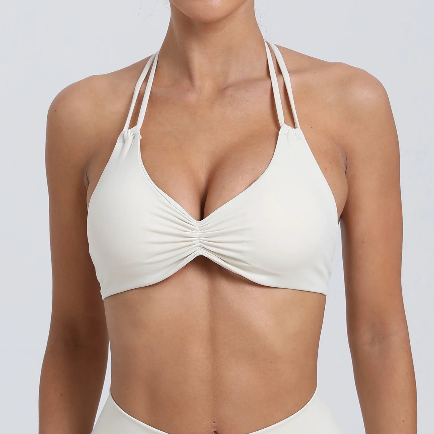 Hearuisavy Adjustable Yoga Bra Running Workout Underwear Fitness Push