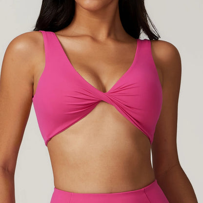 Hbc Sexy Beautiful Back Fitness Yoga Bra Cross V