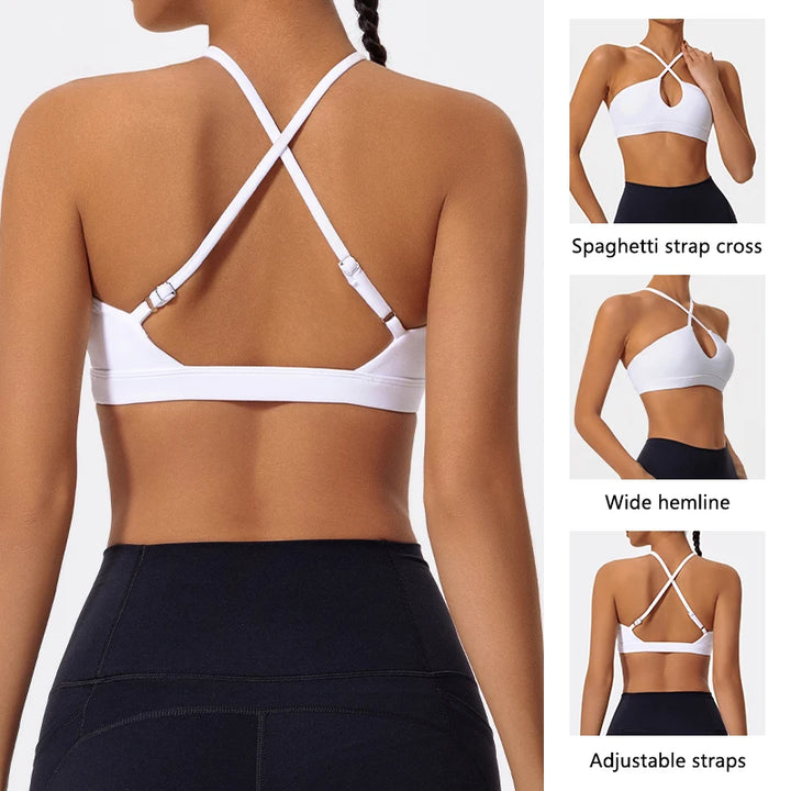 Hearuisav Ultra Soft Fabrics Casual Sports Bra Push Up