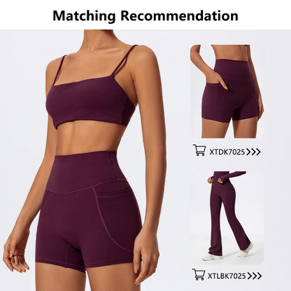 Hearuisavy High Stretch Sports Bra Gym Underwear Women Running