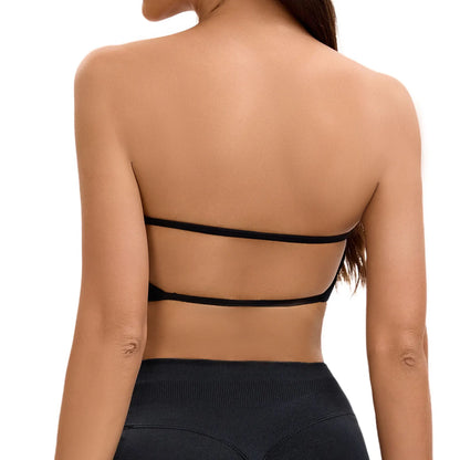 Impact Backless Bandeau Stylish Sports Bra