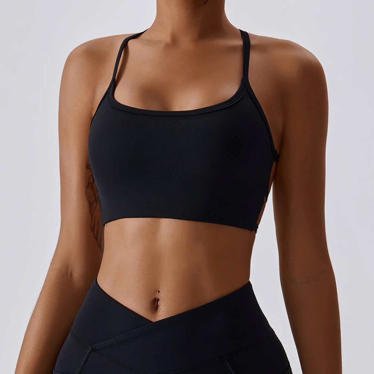 New Sexy Cross Sports Bra Gym Top Women Training