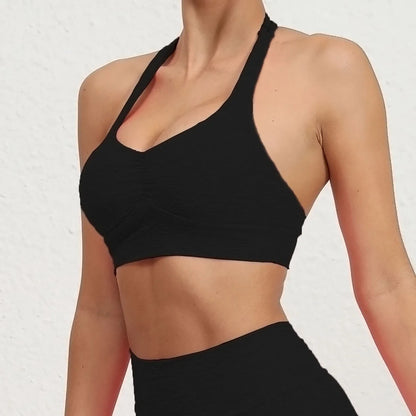 Backless Sports Bra Women Gym Top Fitness Yoga Clothes