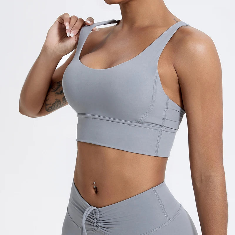 Push Up Sports Bra Gym Top Women Yoga Clothing
