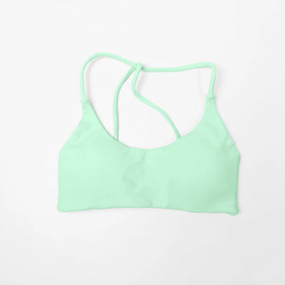 Dynamic Twist Back Bra High Support Sports Top Women