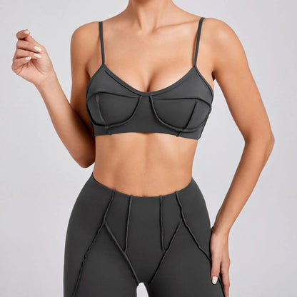 Hearuisav 2025 New Style Sports Bra Casual Gym Top