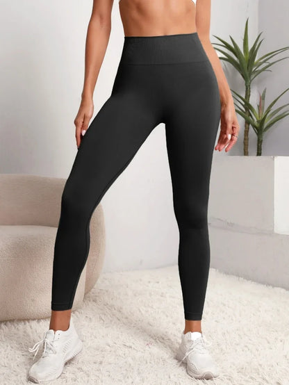 Hip Lifting Fitness Women Seamless Waist High Leggings