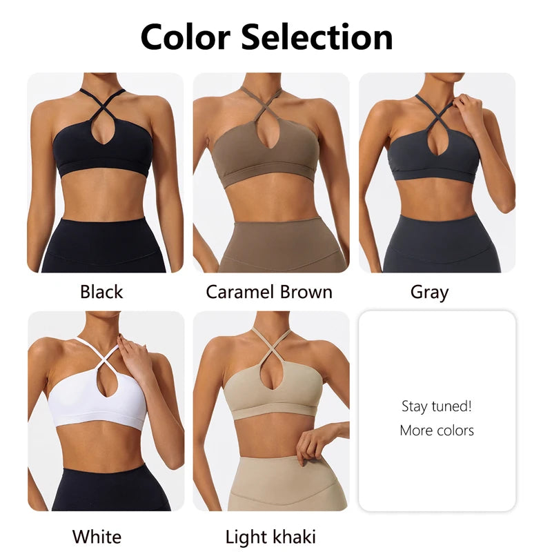 Hearuisav Ultra Soft Fabrics Casual Sports Bra Push Up