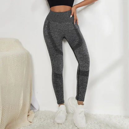 Fitness Women Sport Seamless Leggings High Waist Elastic Yoga