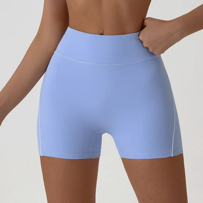 Hgc Womens Sports Shorts Gym High Waist Hip Lifting