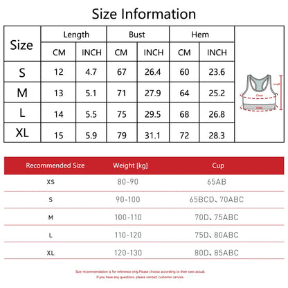Hearuisavy High Stretch Sports Bra Gym Underwear Women Running