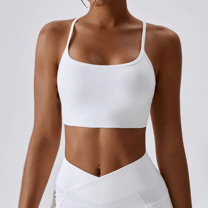 New Sexy Cross Sports Bra Gym Top Women Training