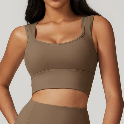 Hearuisavy Backless Vest Woman Push Up Yoga Clothing Gym