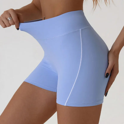 Hgc Womens Sports Shorts Gym High Waist Hip Lifting