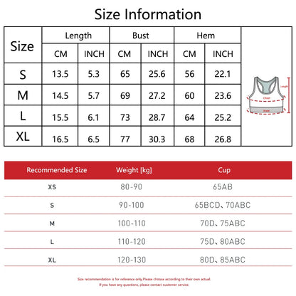Hearuisavy Casual Sports Bra Gym Wrapped Chest Underwear Women