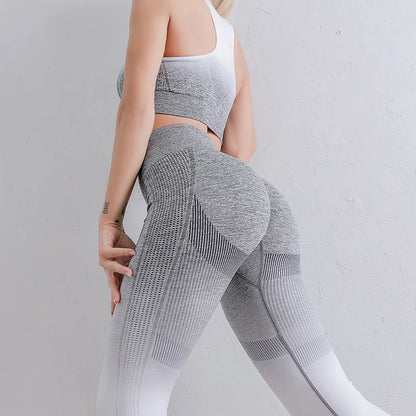 Fitness Women Sport Seamless Leggings High Waist Elastic Yoga