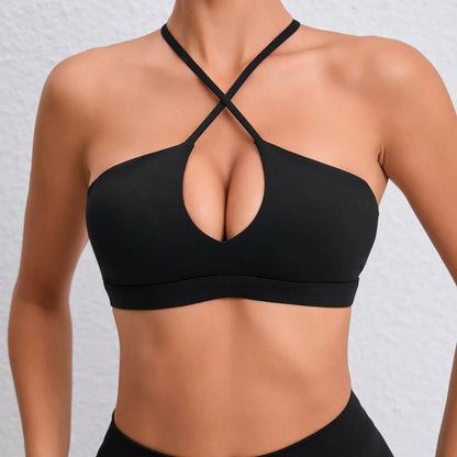 Hearuisav New Gym Top Women Training Yoga Clothes Stretch