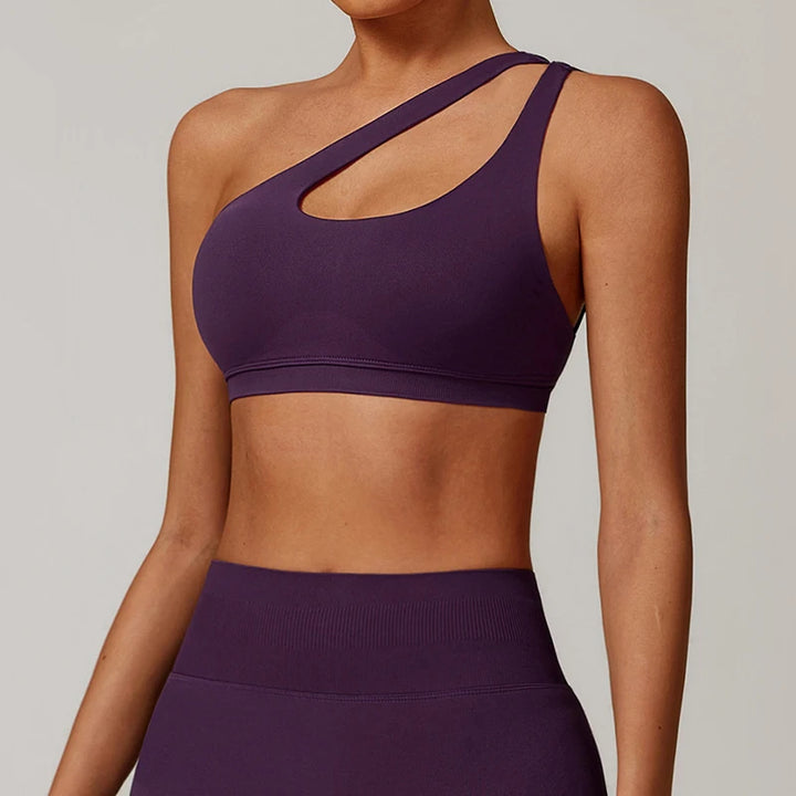 Hearuisavy Quick Dry Backless Yoga Bra Running Push Up