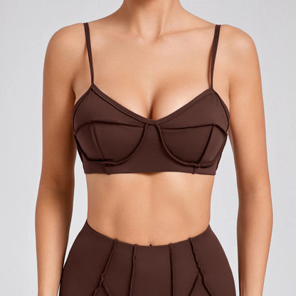 Hearuisav 2025 New Style Sports Bra Casual Gym Top
