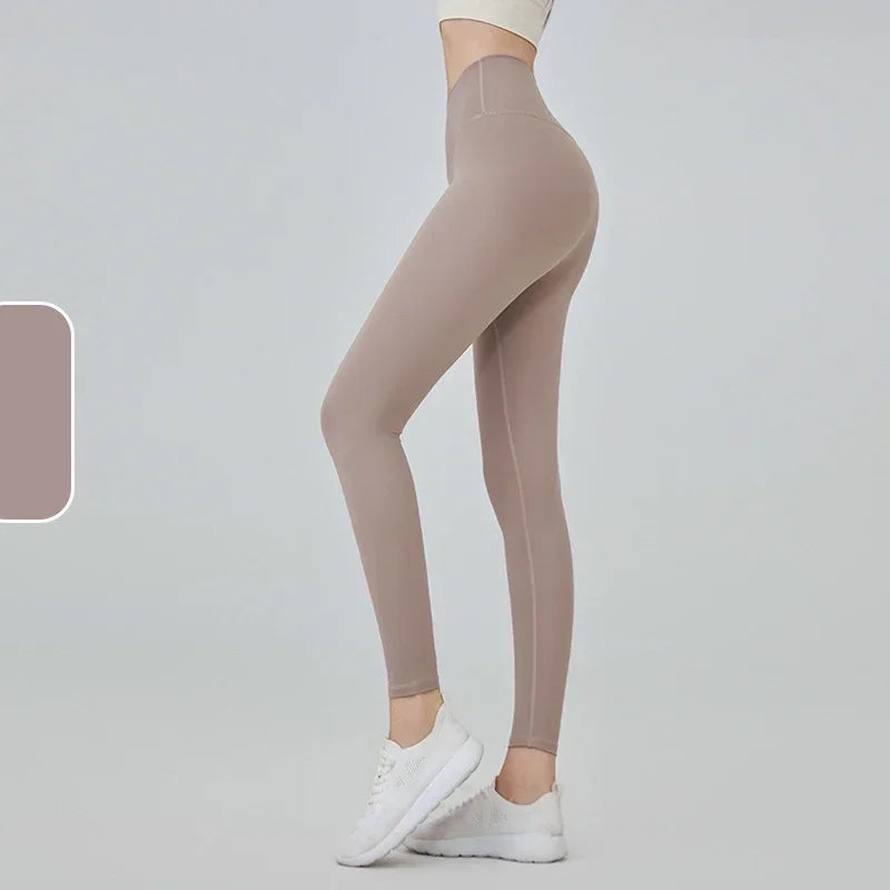 High Waist Naked Feeling Leggings Women Fitness Running Yoga