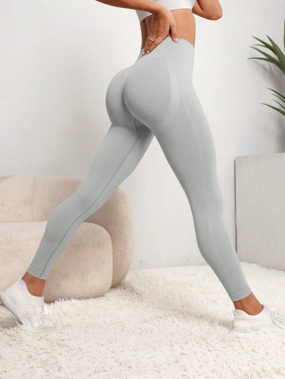 High Leggings Seamless Women Sports Lifting Waist