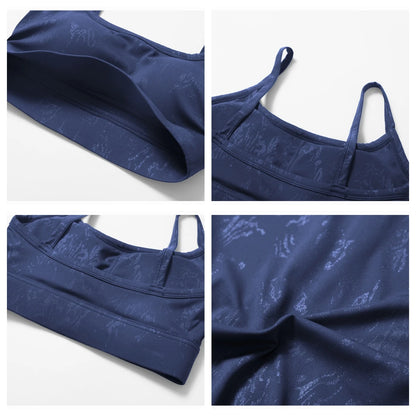 Hearuisavy Fitness Yoga Clothes Shockproof Running Bra Push Up