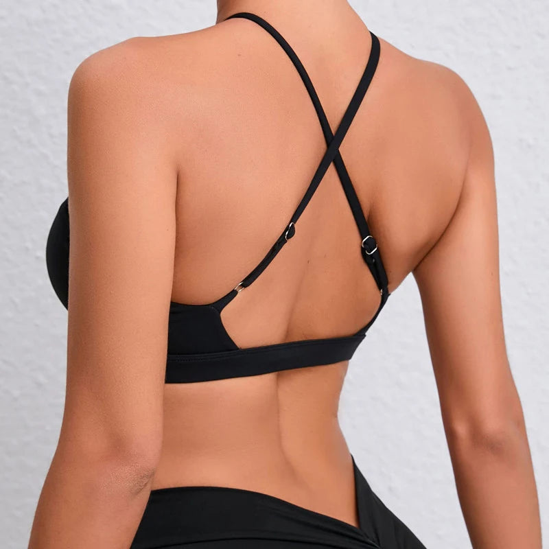 Hearuisav New Gym Top Women Training Yoga Clothes Stretch