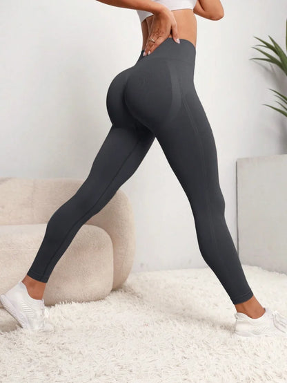 High Leggings Seamless Women Sports Lifting Waist