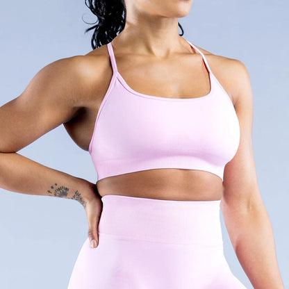 Dynamic Backless Sports Bra High Impact Fitness Underwear Back