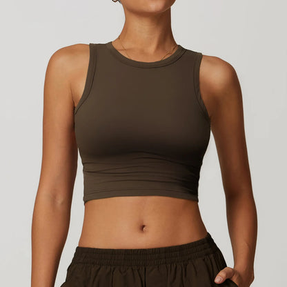 Hearuisavy Backless Bra Quick Dry Yoga Clothes Running Shockproof
