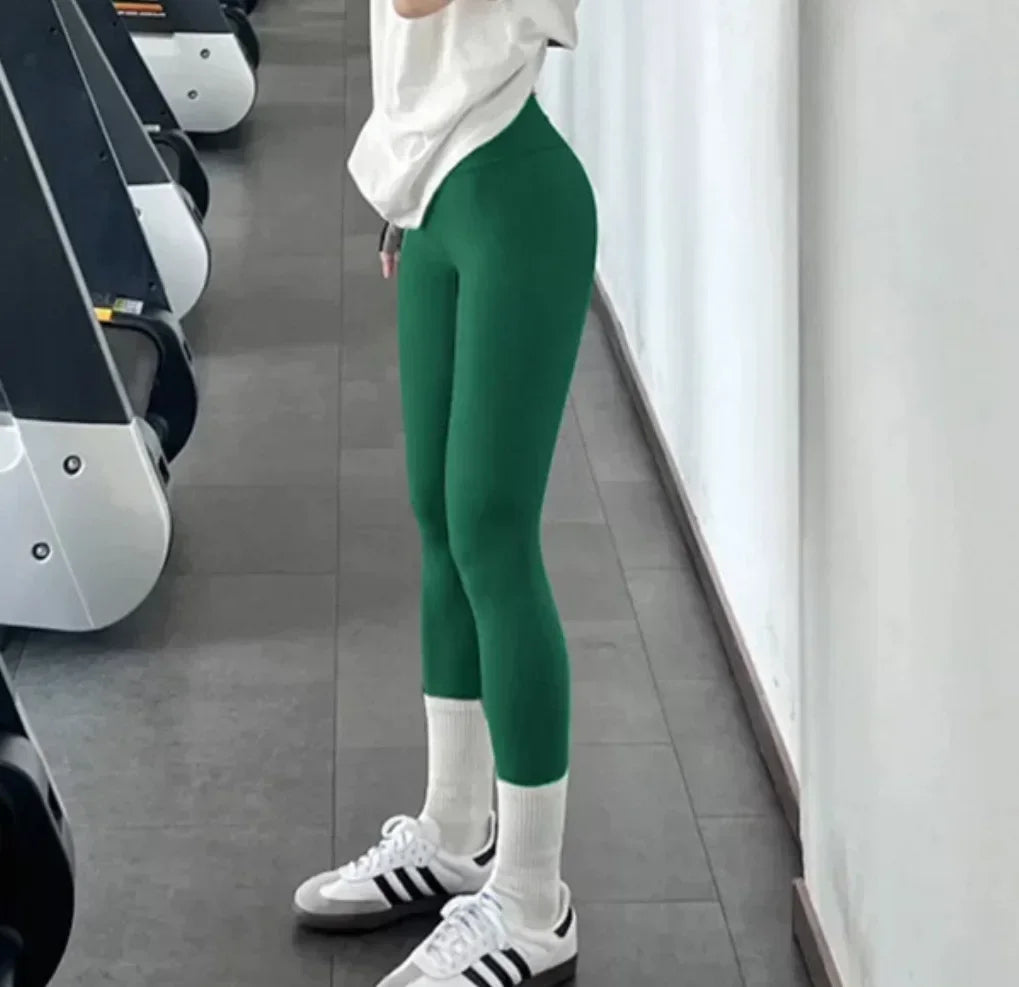 High Waist Naked Feeling Leggings Women Fitness Running Yoga