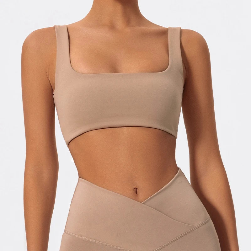 Hearuisavy High Quality Sports Bra Push Up Gym Underwear