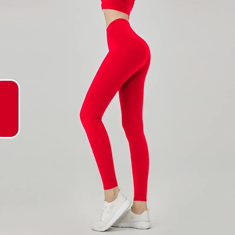 High Waist Naked Feeling Leggings Women Fitness Running Yoga