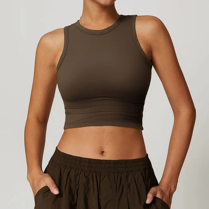Hearuisavy Backless Bra Quick Dry Yoga Clothes Running Shockproof