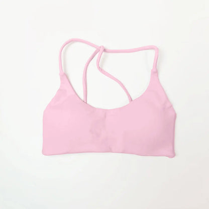 Dynamic Twist Back Bra High Support Sports Top Women
